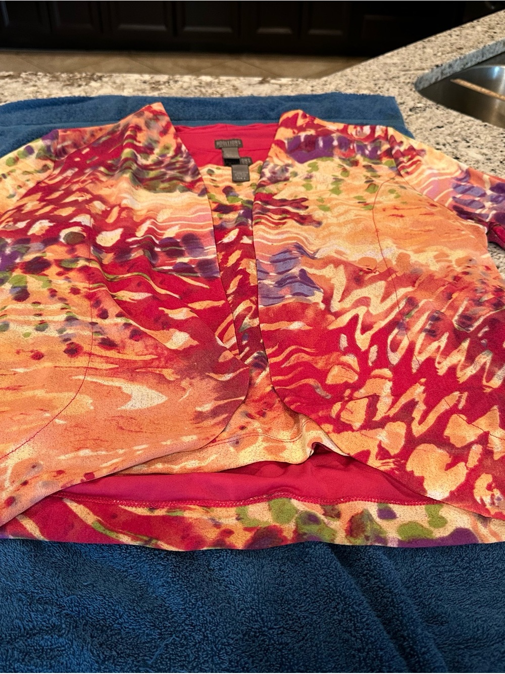 Chico's Multicolor Abstract Print 2 Piece Set